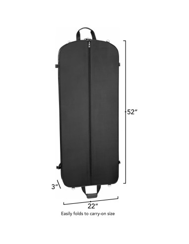 Bolsa de Viaje WallyBags Premium para Ropa 132 cm Negra