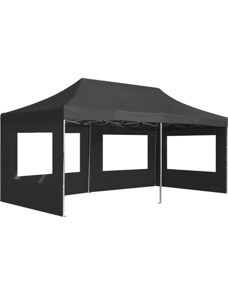 Carpa de Fiesta Plegable GROSERY 600x300 cm Antracita Carpa de Fiesta Plegable GROSERY 600x300 cm Antracita