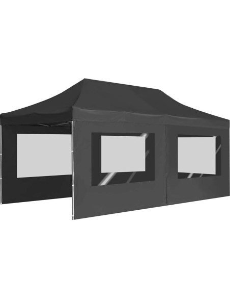 Carpa de Fiesta Plegable GROSERY 600x300 cm Antracita Carpa de Fiesta Plegable GROSERY 600x300 cm Antracita