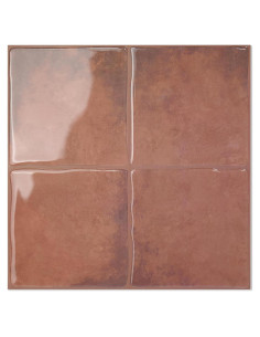 Azulejos Autoadhesivos STICKGOO 10 Hojas 23x23 cm Naranja