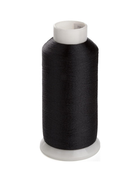Hilo de Bobina Simthread 60WT Poliester 5500m Negro y Blanco Hilo de Bobina Simthread 60WT Poliester 5500m Negro y Blanco