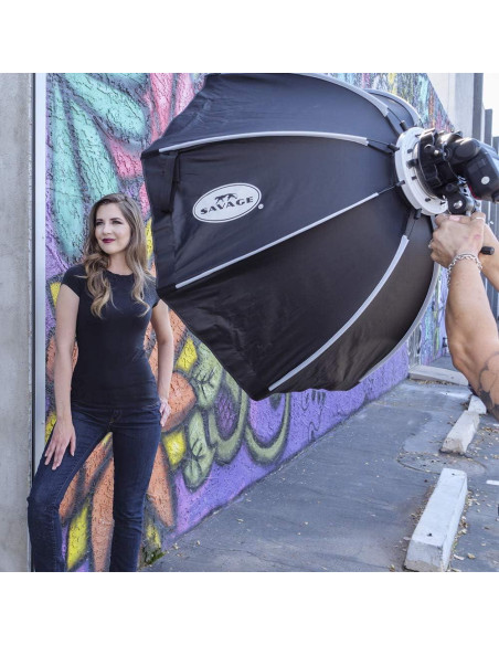 Softbox Savage ModMaster 63.5 cm para Speedlight y Estudio Softbox Savage ModMaster 63.5 cm para Speedlight y Estudio