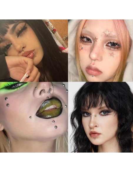 Gemas Faciales Falsas NOOEPC - 660 Piezas Autoadhesivas Gemas Faciales Falsas NOOEPC - 660 Piezas Autoadhesivas