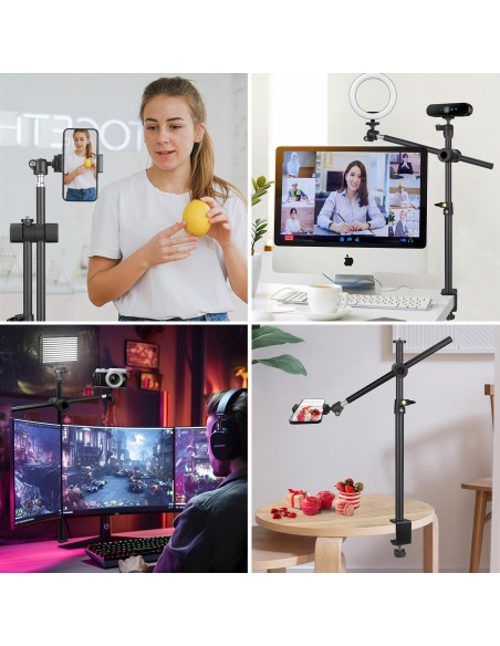 Soporte de Cámara de Escritorio JINSUI Overhead Ajustable 360 Soporte de Cámara de Escritorio JINSUI Overhead Ajustable 360