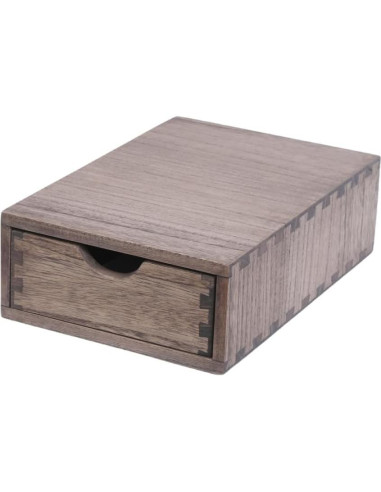 Soporte para Cápsulas de Café DDYURI 1 Cajón Madera Oscura