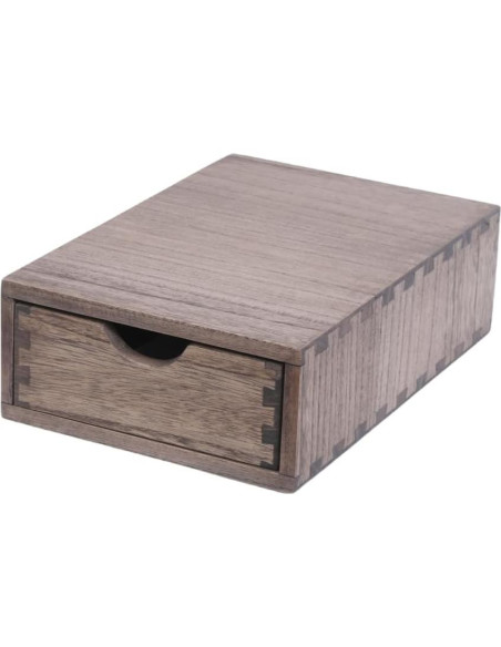 Soporte para Cápsulas de Café DDYURI 1 Cajón Madera Oscura Soporte para Cápsulas de Café DDYURI 1 Cajón Madera Oscura