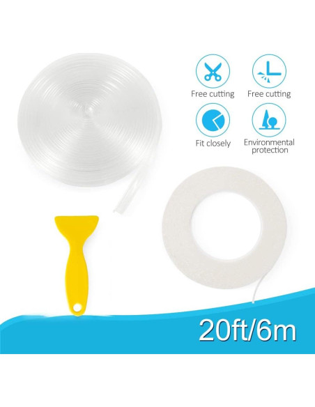 Protección de Esquinas para Bebés Loiion 20 pies Transparente Protección de Esquinas para Bebés Loiion 20 pies Transparente