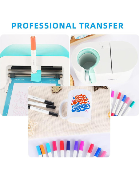 Marcadores Infusibles Doble Punta REALIKE 36 pcs para Cricut Joy Marcadores Infusibles Doble Punta REALIKE 36 pcs para Cricut Joy