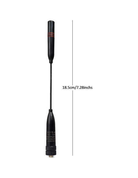 Antena HYS SMA Femenina VHF/UHF 150-430MHz 20W Antena HYS SMA Femenina VHF/UHF 150-430MHz 20W