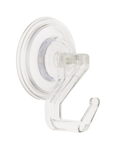 Ganchos de Succión InterDesign, Juego de 6, Transparente 2