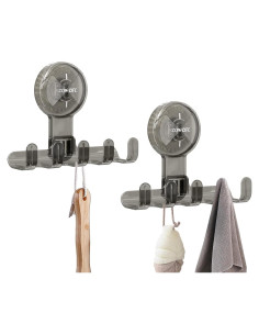 Gancho de Ventosa VAN CADENE 2 Paquetes para Ducha 14.2cm