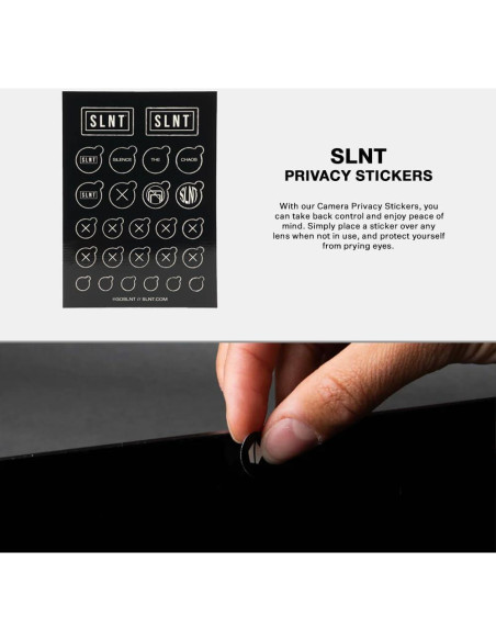 Etiquetas de Privacidad para Webcam Silent Pocket - Reutilizables Etiquetas de Privacidad para Webcam Silent Pocket - Reutilizables