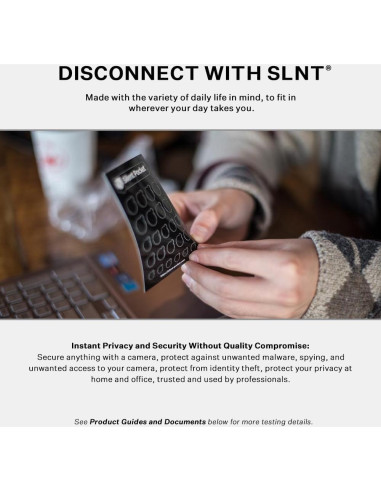 Etiquetas de Privacidad para Webcam Silent Pocket - Reutilizables