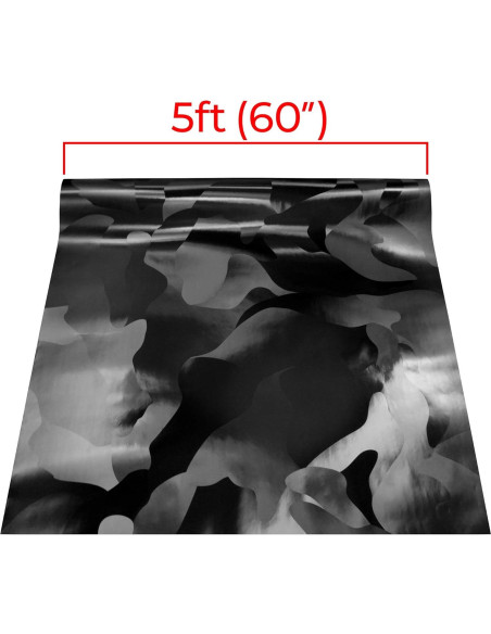 Vinilo Autoadhesivo VViViD Camuflaje Negro 30.48x152.4cm Vinilo Autoadhesivo VViViD Camuflaje Negro 30.48x152.4cm