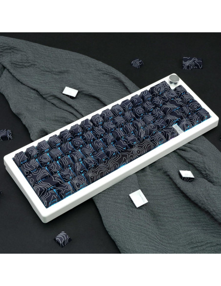 Juego de Teclas Mecánicas TIMSEKER Negras PBT 131 Teclas Cherry Juego de Teclas Mecánicas TIMSEKER Negras PBT 131 Teclas Cherry