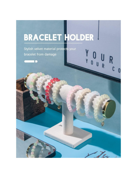 Soporte para Pulseras y Relojes Ausalivan Beige 1 Nivel Soporte para Pulseras y Relojes Ausalivan Beige 1 Nivel