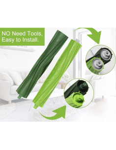 Accesorios de Repuesto ANBOO para iRobot Roomba E/i Series - 1 Juego de Cepillos y 4 Filtros HEPA 2