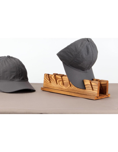 Organizador de Gorras de Madera Lxmxgk - Soporte para 7 Gorras Organizador de Gorras de Madera Lxmxgk - Soporte para 7 Gorras