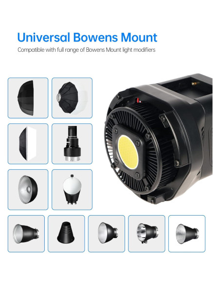 SIRUI C60 Luz de Video LED 60W COB 5600K CRI 96 para Fotografía SIRUI C60 Luz de Video LED 60W COB 5600K CRI 96 para Fotografía