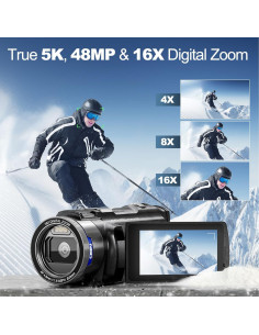 Cámara de Video 5K NBDDIGITAL MC-D110-2504-US 48MP Zoom 16X 2