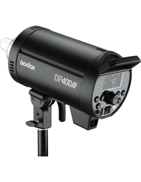 Flash de Estudio Godox DP400III 400Ws con Luz de Modelado 150W Flash de Estudio Godox DP400III 400Ws con Luz de Modelado 150W