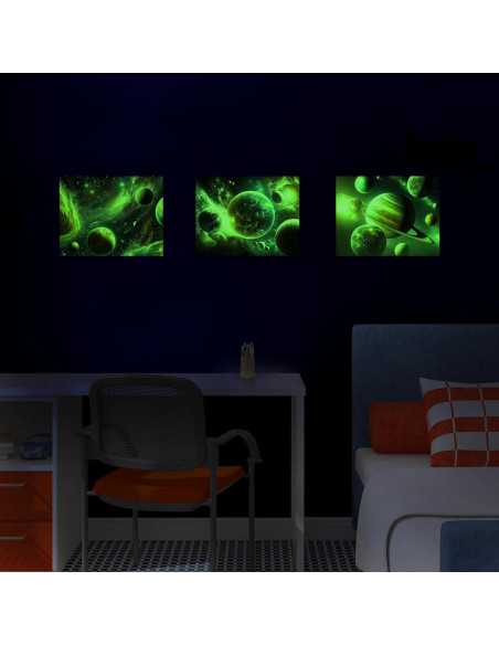 Calcomanías de Pared Robmoda Nebulosa Brillan en la Oscuridad Calcomanías de Pared Robmoda Nebulosa Brillan en la Oscuridad