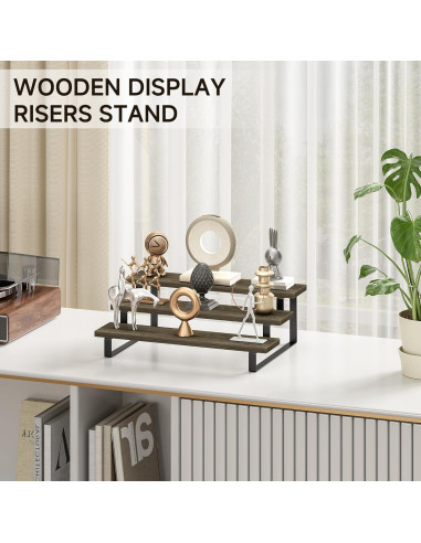 Soporte de Exhibición de Madera FIGWINET 3 Niveles Organizador