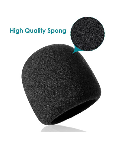Pantalla de espuma para micrófono Blue Yeti y otros 7.29x7.29 cm