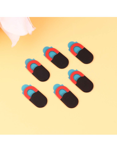 Cubierta de Webcam Uonlytech 6PCS Negro Privacidad Seguridad