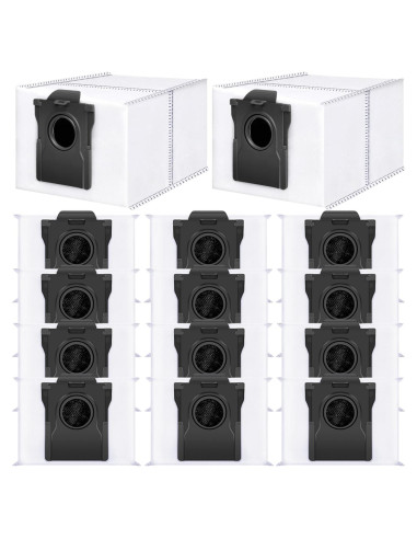 14 Bolsas de Reemplazo para Aspiradora Dreame L10s Ultra 3.2L