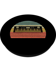 PopSockets Teclado Retro Musical Intercambiable Negro 2