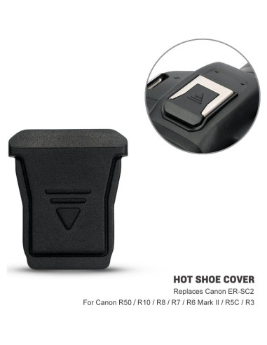 Tapa de Zapata Caliente JJC para Canon R3 R5C R6 II R7 R10 - 2 Piezas