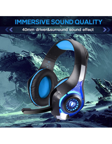 Auriculares Gaming BlueFire CW49 con Sonido Surround y Micrófono
