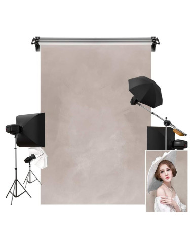 Fondo Khaki 1.5x2.2m Kate para Fotografía Estudio