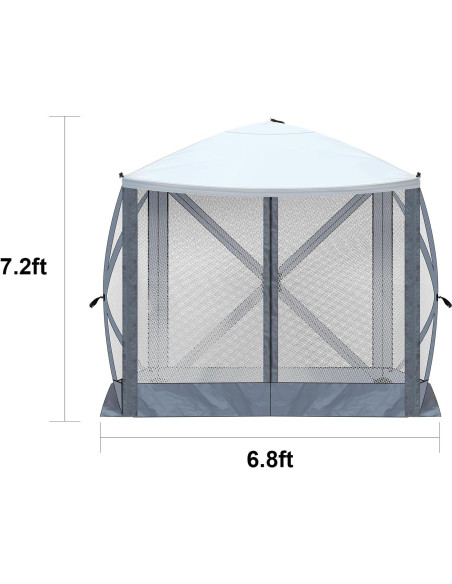 Carpa Gazebo Plegable VINGLI 2.13x2.13m con Mosquitera Carpa Gazebo Plegable VINGLI 2.13x2.13m con Mosquitera