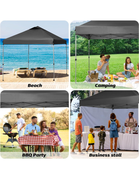 Tapa de Reemplazo Carpa Plegable GOTRUTH 10x10 Pies Impermeable Tapa de Reemplazo Carpa Plegable GOTRUTH 10x10 Pies Impermeable