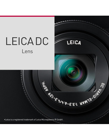 Cámara Compacta Panasonic LUMIX ZS99, 30x Zoom 4K, Negro
