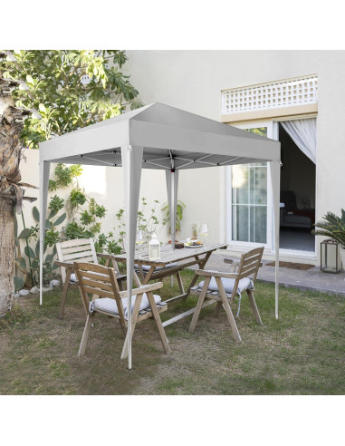 Carpa Pop Up 2x2m ANTSKU Blanca Impermeable con Bolsa
