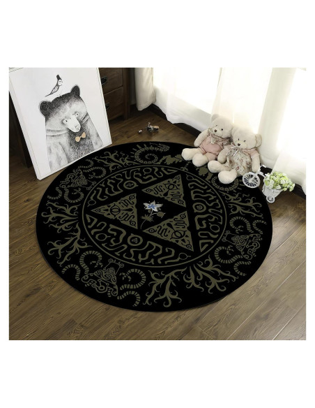 Alfombra Redonda Rugendary Zelda 1.52m Ultra Suave para Juegos Alfombra Redonda Rugendary Zelda 1.52m Ultra Suave para Juegos