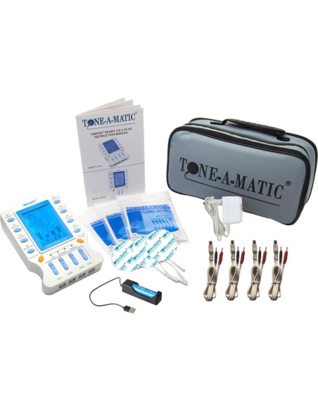 Estimulador Muscular Electrónico TAMTEC SPORT 4 Canales TENS EMS Estimulador Muscular Electrónico TAMTEC SPORT 4 Canales TENS EMS