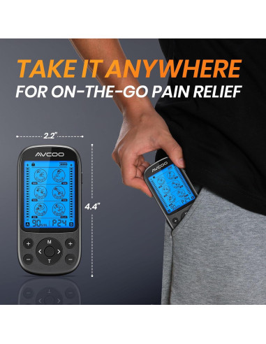 Unidad de Estimulación Muscular TENS EMS AVCOO 24 Modos