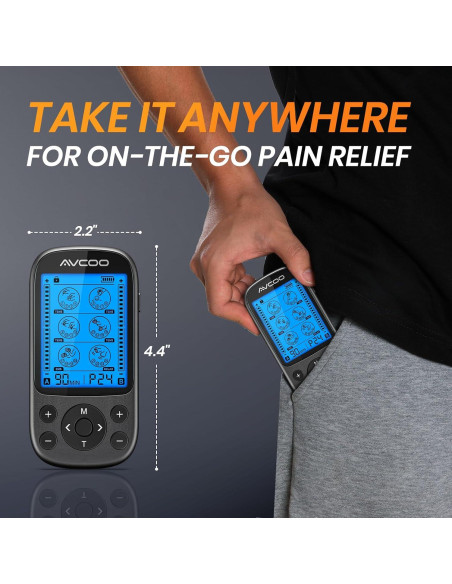Unidad de Estimulación Muscular TENS EMS AVCOO 24 Modos Unidad de Estimulación Muscular TENS EMS AVCOO 24 Modos