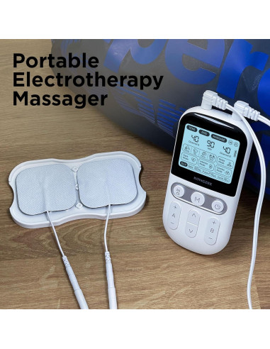 Estimulador Muscular 4 en 1 TENS EMS KONGZEE Blanco