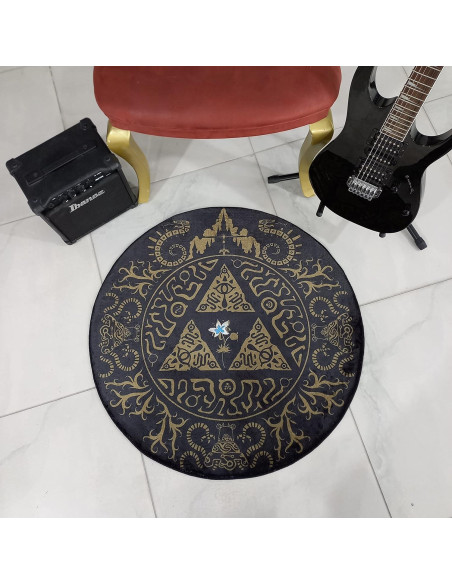 Alfombra Redonda Rugendary Zelda 1.52m Ultra Suave para Juegos Alfombra Redonda Rugendary Zelda 1.52m Ultra Suave para Juegos