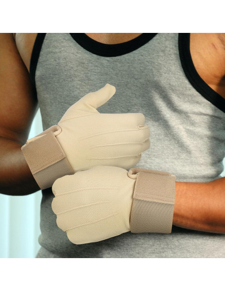 Guante de Ejercicio de Tracción Cuffbow para Rehabilitación de Manos Guante de Ejercicio de Tracción Cuffbow para Rehabilitación de Manos