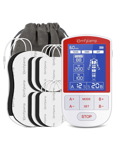 Estimulador Muscular TENS Comfytemp K6155 con 20 Modos Estimulador Muscular TENS Comfytemp K6155 con 20 Modos