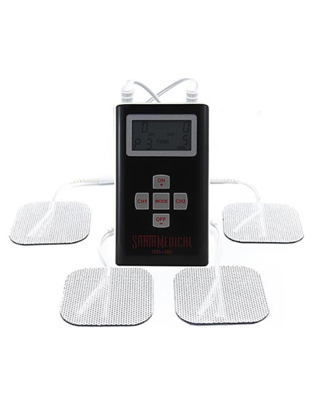 Dispositivo Electroterapia Santamedical TENS/EMS Doble Canal Dispositivo Electroterapia Santamedical TENS/EMS Doble Canal
