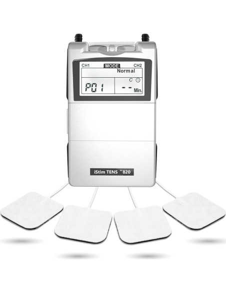 Unidad de Estimulación TENS iStim EV820 con 8 Electrodos Unidad de Estimulación TENS iStim EV820 con 8 Electrodos