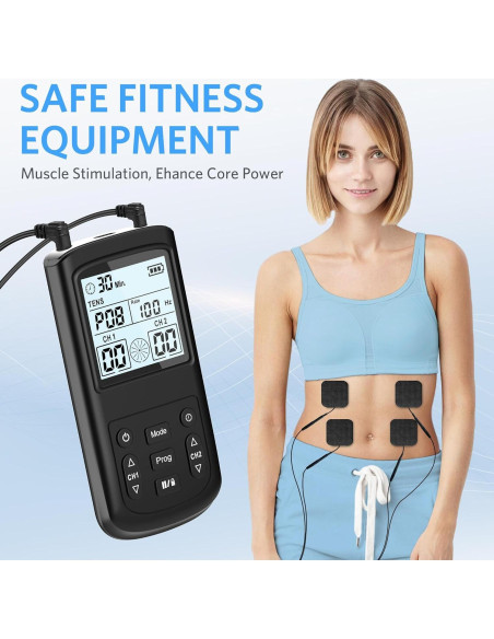 Estimulador Muscular TENS EMS DONGGUAN 3-en-1 28 Modos Estimulador Muscular TENS EMS DONGGUAN 3-en-1 28 Modos
