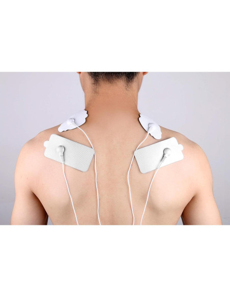 Almohadillas Electrodos TENS Belifu 20 Piezas Reutilizables Almohadillas Electrodos TENS Belifu 20 Piezas Reutilizables